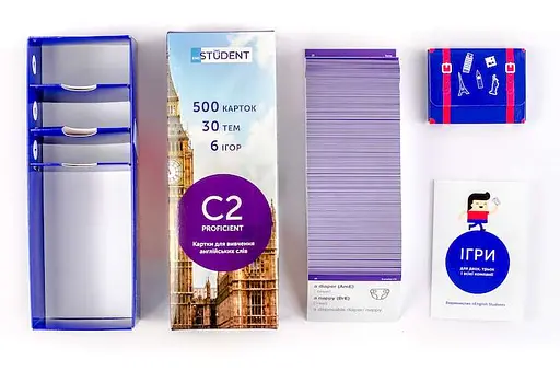 Настольная игра English Student Карточки для изучения английского языка English Student Proficient C2 (укр.) (39122632) - фото 6