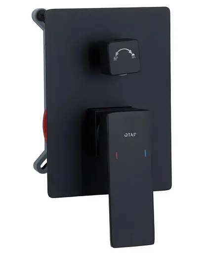 Душова система для душу Qtap Gemini прихованого монтажу Black Matt QTGEM113BLM45697 - фото 2