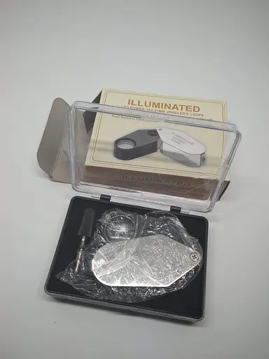 Лупа ювелирная Magnifier 21002 10 кратная 21мм диаметром - фото 4