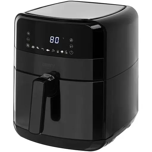 Аерофритюрниця Camry CR 6311B 5 л 1700 Вт сенсорна 9 програм 80-200°C безжирова фритюрниця чорна - фото 1