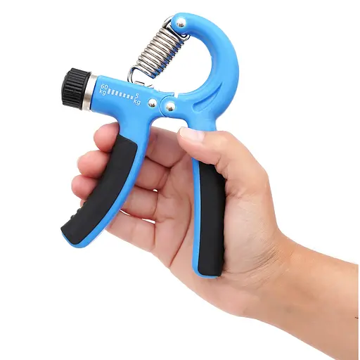 Еспандер кістьовий Cornix 5-60 кг з регульованим навантаженням XR-0141 Blue/Black - фото 3