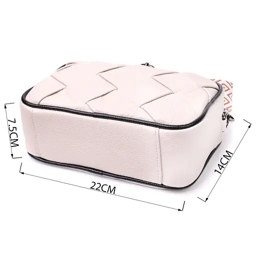 Женская сумка Vintage с переплетами из натуральной кожи 22х14х7.5 см sum0029008 - фото 3