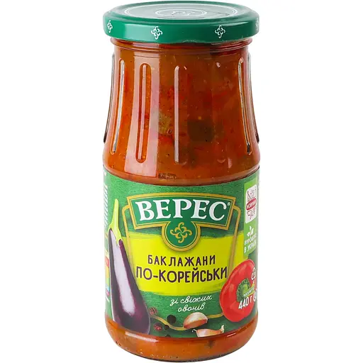 Баклажани Верес по-корейськи 440 г