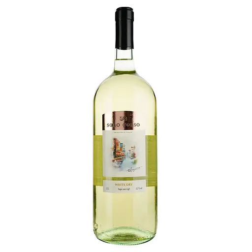 Вино Solo Corso Bianco, белое, сухое, 11,5 %, 1,5 л