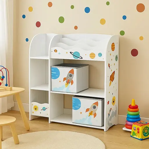 Стеллаж-органайзер Leobert Dreamer + 2 ящика кубика - фото 2