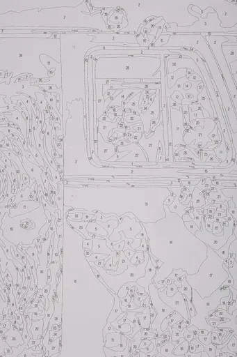 Набор для росписи "Йорк в весеннем трейлере" 40*50 см, IDEA2-GX47325, ТМ "99IDEAS" - фото 7