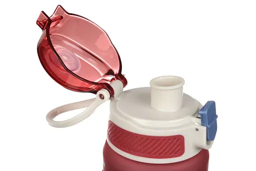 Пляшка для води спортивна Laprida Soft-touch 1000 мл бордова (67-5190) - фото 3