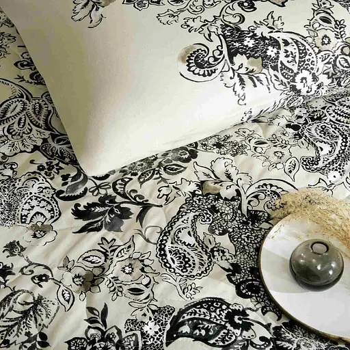 Постільна білизна Magie Black з легким покривалом 220х230 см Tac pbe0051441 - фото 2