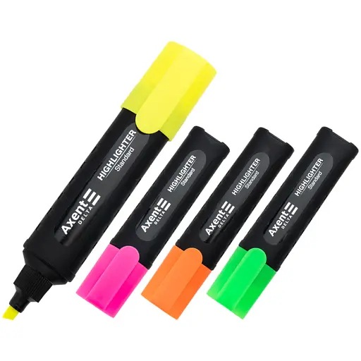 Маркер Highlighter Standard 1-5 мм клиновидный 4 шт. (D2505-40)