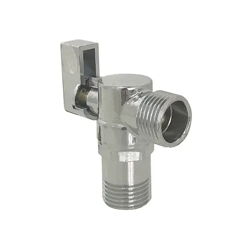 Кран шаровый угловой для стиральной машины Solomon 1/2″х3/4″ A7172 000000702 - фото 3