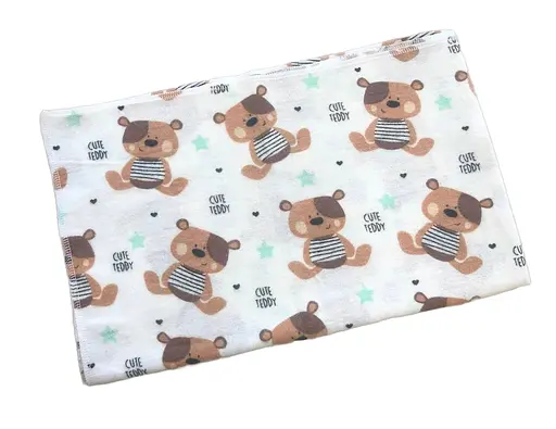 Пеленка фланель Moontime "Мишки со звездочками" - фото 1