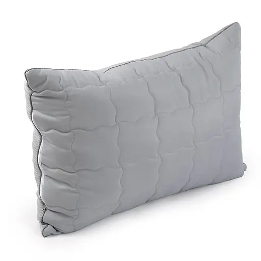 Уценка. Набор Руно Soft Line: одеяло 140х205 см + подушка 50х70 см серый (924.52_Soft Line) - фото 4