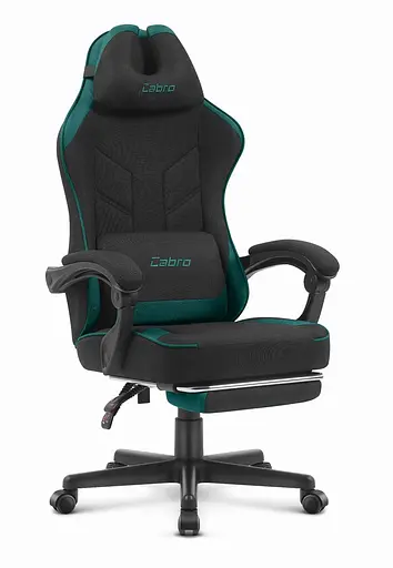 Крісло Cabro C504 Black-Green тканина - фото 1