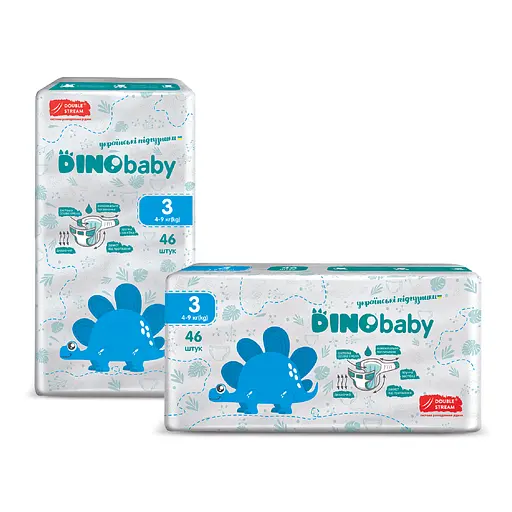 Подгузники Dino Baby 3 (4-9 кг), 46 шт. - фото 3