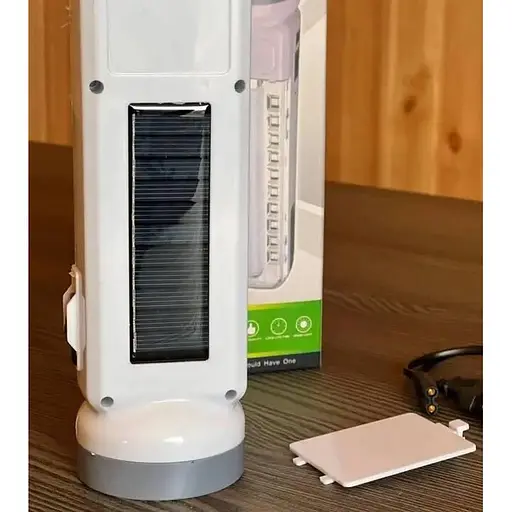 Ліхтар LED GH gh-6661 аварійний підвісний туристичний на акумуляторі 1200 mAh з сонячною батареєю - фото 4