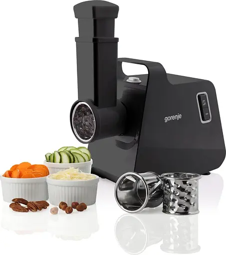 Gorenje М'ясорубка, 1700Вт, 2,3кг/хв, 2 решітки, пластик/метал, чорний - фото 8