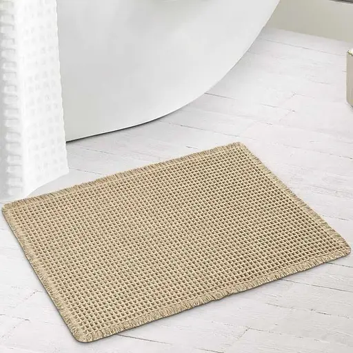 Килимок для ванної /туалету вафельний Lovely Svi - 50 x 80 см Бежевий (207256)