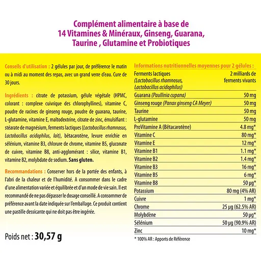 Набір: вітамінний комплекс для чоловіків Vitamin'22 Specifique Homme 60 капсул + вітамінний комплекс для жінок Vitamin'22 Specifique Femme 60 капсул - фото 3
