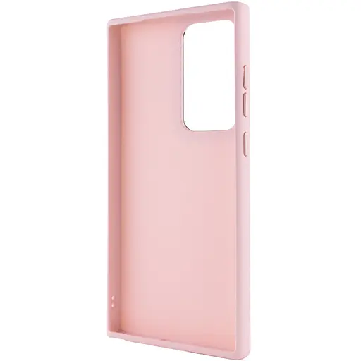 TPU чохол Bonbon Metal Style для Samsung Galaxy S23 Ultra Рожевий / Light pink - фото 3