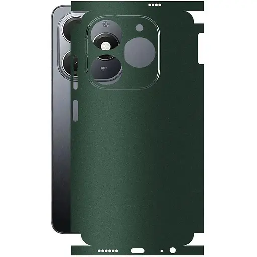 Захисна плівка StatusSKIN для Tecno Spark 20 Корпус Вініл Зелена матова - фото 1