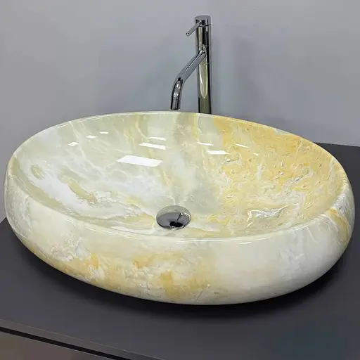 Умивальник VBI Veneto M labradorite накладний VBI-012811, Мармур - фото 1