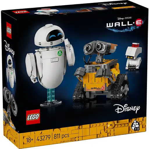 Конструктор LEGO Disney and Pixar ВОЛЛ·И и Ева 811 деталей (43279)
