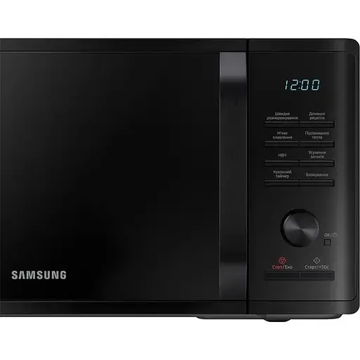 Микроволновая печь Samsung MS23K3515AK/UA Black 800W 23л 6 уровней мощности - фото 3