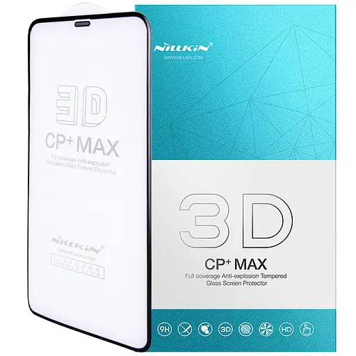 Защитное стекло Nillkin CP+ max 3D full glue для Apple iPhone 11 Pro 5.8/X 5.8/XS 5.8 Черный