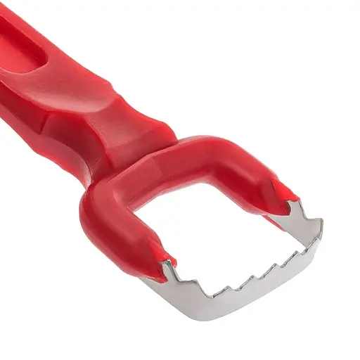 Рибочистка ніж для чищення риби з пластиковою ручкою 12 см, Kitchette Червоний 85816 - фото 10