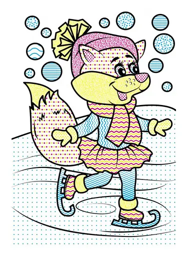 Водні розмальовки. Корова у зимовій казці 9789669479907 - фото 5