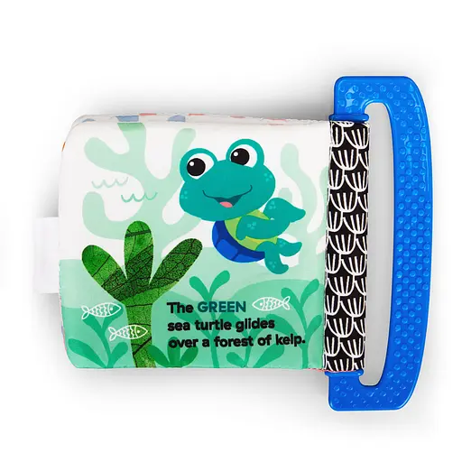 Игрушка-книга мягкая развивающая Baby Einstein Shades of the Sea - фото 3