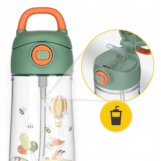 Пляшка для води дитяча 4FIZJO 550 мл Mix (P-5905973403719) - фото 7