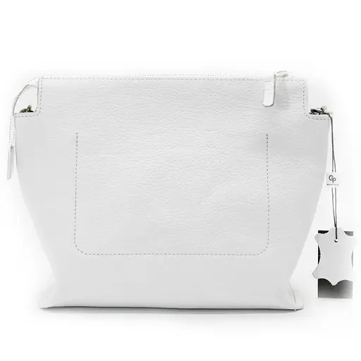 Кожаная женская сумка кросс-боди Grande Pelle 23х25.5х9 см sum0026347 - фото 5