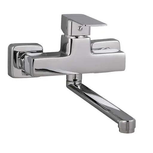 Смеситель для кухни со стены Domino Malibu DMM-104 Хром - фото 1