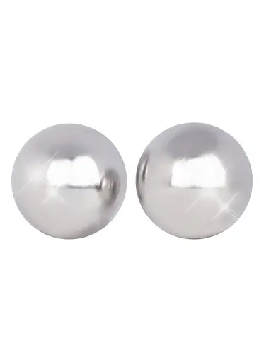 Вагінальні кульки Ben Wa Love Balls, 1.8 см, сріблястий - фото 4