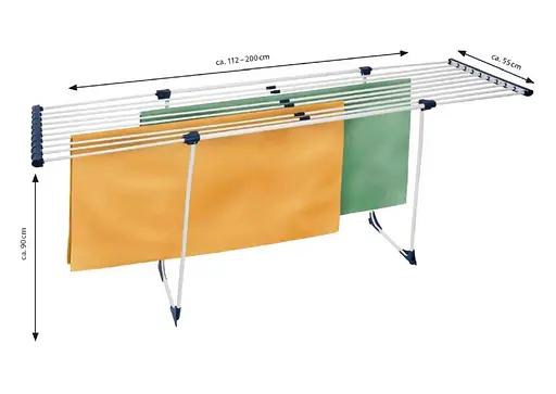 Сушилка для белья напольная Casa Si CasaFlex 20 White (CS92179B04) - фото 3