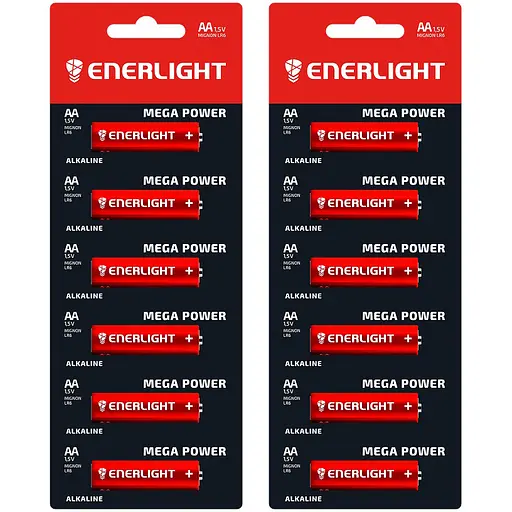 Батарейка Enerlight Mega Power AA MB 12 шт. (90060101H) - фото 1