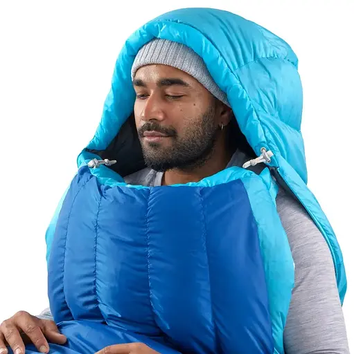 Спальник Sea To Summit Trek -1C/30F Regular L лівий Snorkel Blue (1033-STS ASL041172-050201) - фото 4