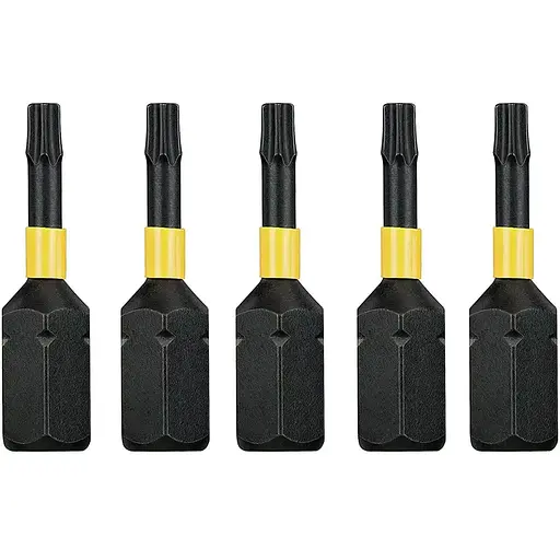 Набір біт DeWalt Impact Torsion ударні Torx Т10 L=25 мм 5 шт. (DT7379T)