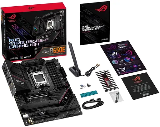 Материнська плата ASUS ROG STRIX B650E-F GAMING WIFI (ROG STRIX B650E-F GAMING WIFI) (Socket AM5, AMD B650, ATX) - фото 5