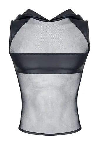 Чоловіча футболка з капюшоном Regnes Fetish Planet XL (чорний) - фото 5