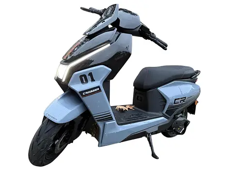 Электроскутер Двухместный Crosser CR22 (2500W, 72V/35Ah) Голубой