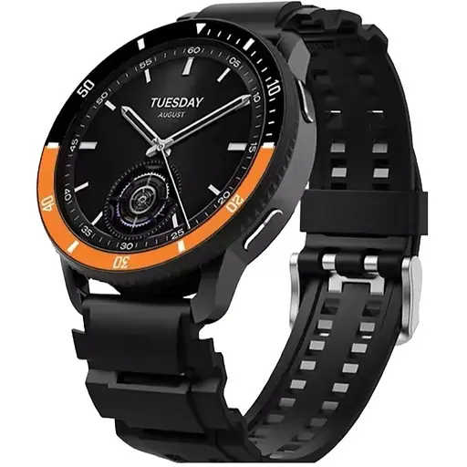 Безель для смартгодинника Xiaomi Watch S3/S4 Black-orangeSikai 