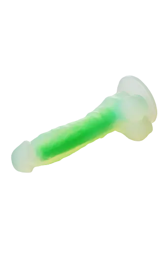 Фаллоимитатор Radiant Glow In The Dark Soft 17.5 см зеленый - фото 11