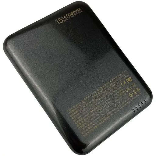 Внешний павербанк Remax 5000 mAh 20W RPP-509 MagSafe с быстрой зарядкой PD+QC USB-C, Черный - фото 4