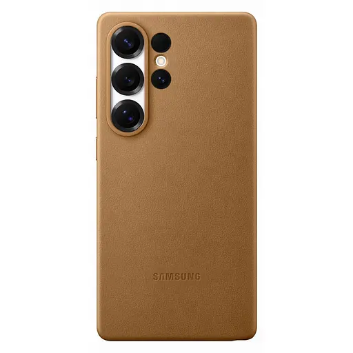 Протиударний шкіряний чохол Samsung Kindsuit Case для Galaxy S25 Ultra Gold EF-VS938PFEGWW