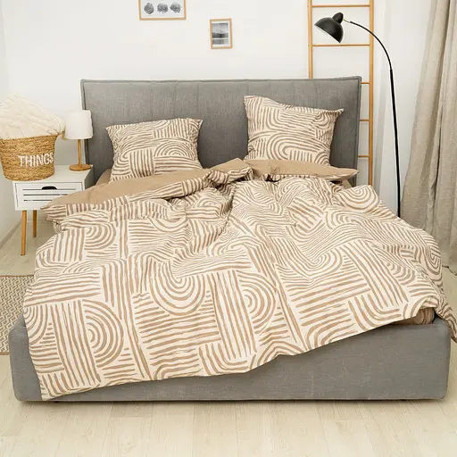 Комплект постельного белья Isleep полуторный ранфорс 24350_pl_isleep - фото 2