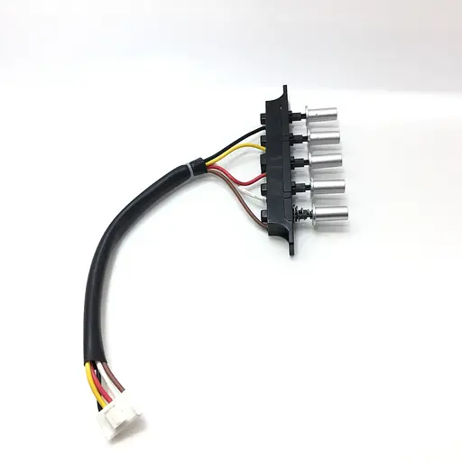 Блок кнопок переключения скоростей для кухонной вытяжки с проводом и фишкой (универсальный) - фото 2