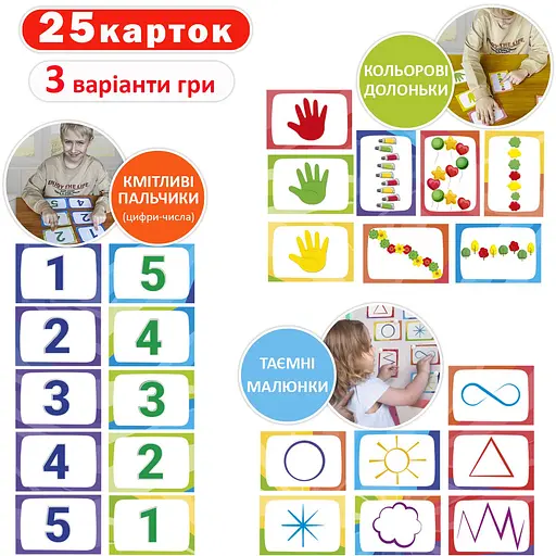 Уценка. Развивающая игра Ludum Нейроигра набор развивающих карт (МЕ5032-26) - фото 3