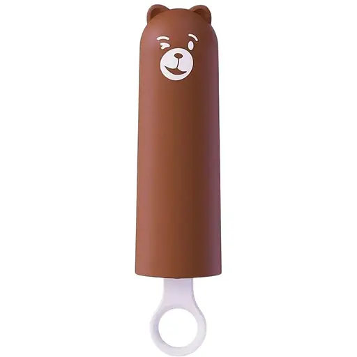 Вибратор CuteVibe Teddy Brown Pink Dildo